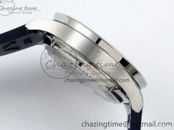 MIROTIME 0211 Casual Portuguese Chrono IW3716 Z+F 1:1 Best Edition White Dial on Blue Rubber Strap A 7016